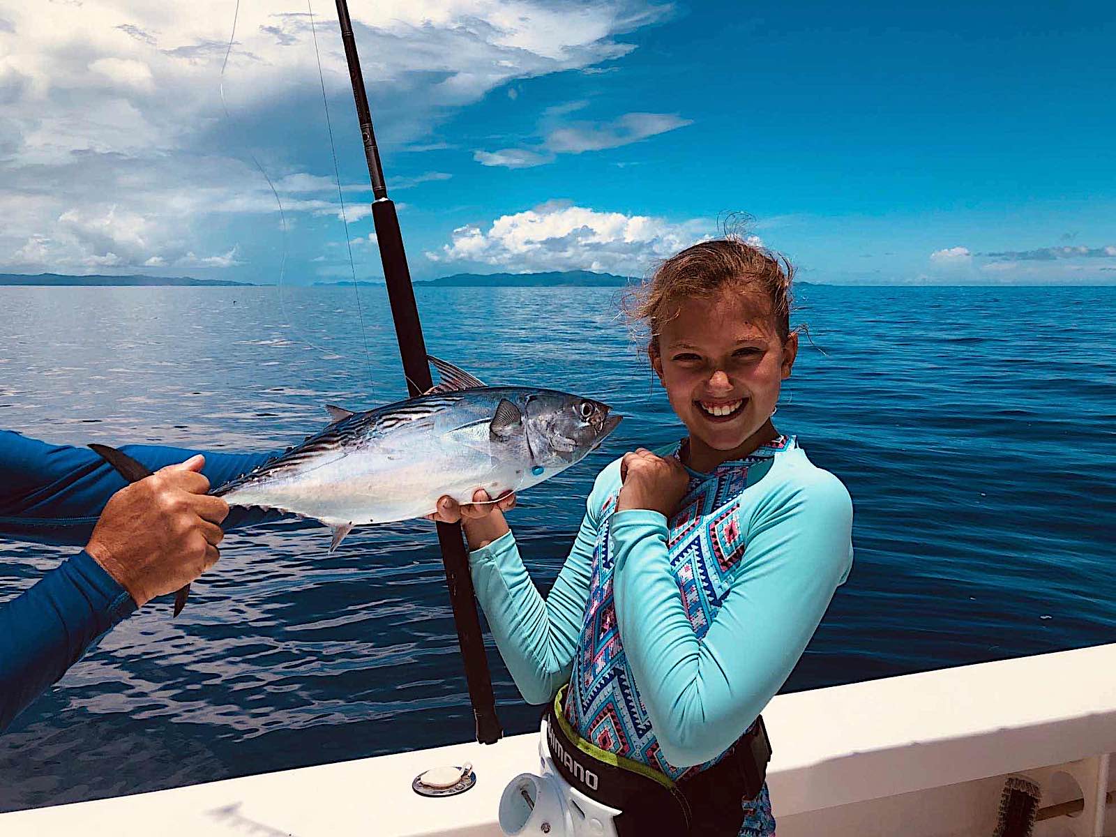 kids fishing, Fiji