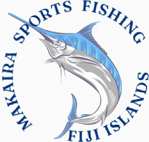 Makaira Sports Fishing logo with blue marlin
